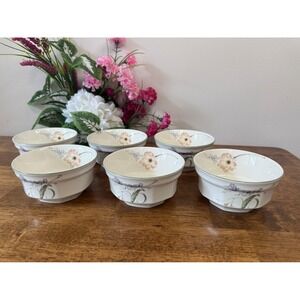 Vintage Mikasa Continental Amsterdam F3102 Japan‎ Bowls Set 6 Dinnerware